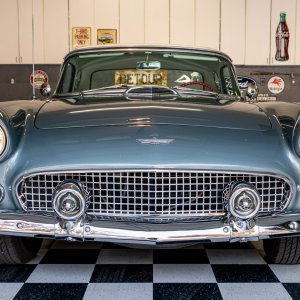1956 Ford Thunderbird front end
