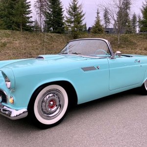 1955 Ford Thunderbird Thunderbird Blue