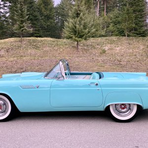 1955 Ford Thunderbird Thunderbird Blue