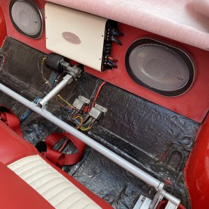 1955 Ford Thunderbird Trunk 6x9 Speakers