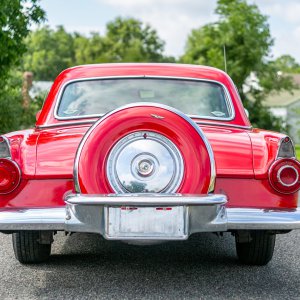 1956 Ford Thunderbird w/ Continental spare tire kit
