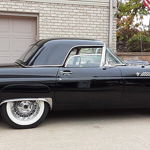 1955 Ford Thunderbird With Hard Top on