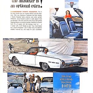 1962 Ford Thunderbird Look Magazine Advertisement July 1962 (Magic Color)
