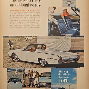 1962 Ford Thunderbird Look Magazine Advertisement July 1962 (Original)